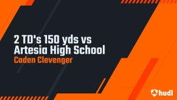 Caden Clevenger's highlights 2 TD's 150 yds vs Artesia High School