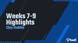 Weeks 7-9 Highlights 