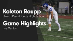 Game Highlights vs Canton 