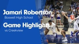 Game Highlights vs Creekview 