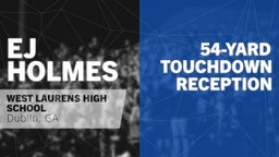 54-yard Touchdown Reception vs East Laurens 