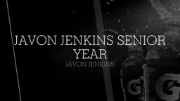 Javon Jenkins Senior Year 