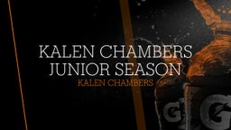 Kalen Chambers Junior Season