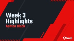 Week 3 Highlights 