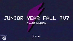 Chase Harmon's highlights Junior Year Fall 7v7