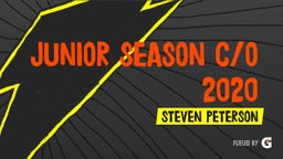 Junior Season C/O 2020 