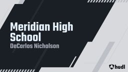 Decarlos Nicholson's highlights Meridian High School