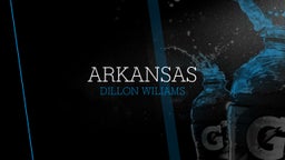 Dillon Wiliams's highlights Arkansas