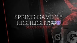 Darius Guinyard's highlights spring game ‘18 highlights????