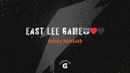 Darius Guinyard's highlights East Lee Game??????