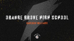 Cameron Williams's highlights Orange Grove High School