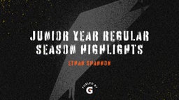junior year regular season highlights 