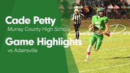 Game Highlights vs Adairsville 