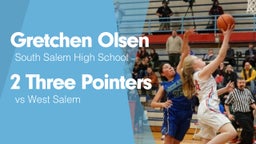 2 Three Pointers vs West Salem 