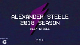 Alexander Steele 2018 season 