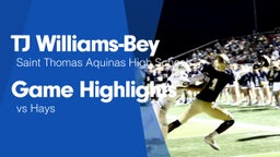 Game Highlights vs Hays 