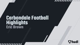 Eric Brown's highlights  Carbondale Football Highlights
