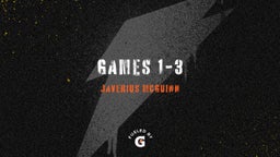 Games 1-3