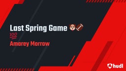 Amarey Morrow's highlights Last Spring Game ??????