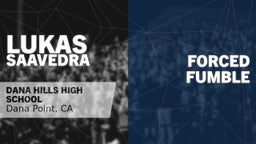  Forced Fumble vs Laguna Hills High