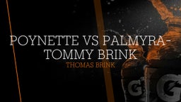 Poynette vs Palmyra-Tommy Brink