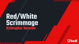 Kristopher Harmon's highlights Red/White Scrimmage