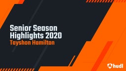 Senior Season Highlights 2020 