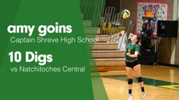 10 Digs vs Natchitoches Central