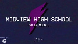 Malik McCall's highlights Midview High School