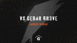 Jayden Thomas's highlights Vs Cedar Grove