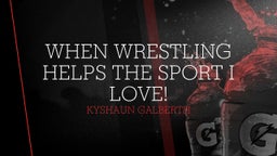 When Wrestling Helps The Sport I Love!
