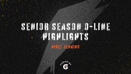 Senior Season O-Line Highlights