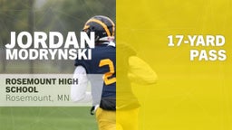 17-yard Pass vs Burnsville 