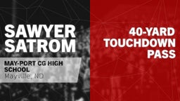 40-yard Touchdown Pass vs Wyndmere/Lidgerwood 