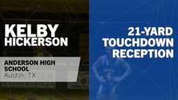 21-yard Touchdown Reception vs Cedar Ridge