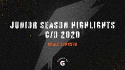 Junior Season Highlights C/o 2020