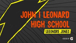 Leeondre Jones's highlights John I Leonard High School