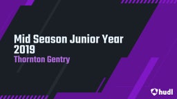 Mid Season Junior Year 2019