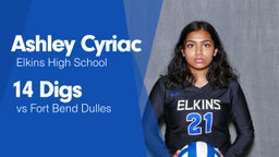 14 Digs vs Fort Bend Dulles