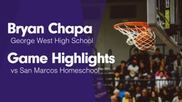 Game Highlights vs San Marcos Homeschool