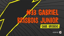 #33 Gabriel Brisbois Junior year