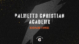 Rochard Tingue's highlights Palmetto Christian Academy