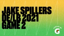 Jake Spillers DE/LB 2021 Game 2