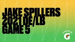Jake Spillers's highlights Jake Spillers 2021 DE/LB Game 5