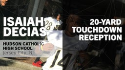 20-yard Touchdown Reception vs Cardinal O'Hara 