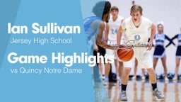 Game Highlights vs Quincy Notre Dame