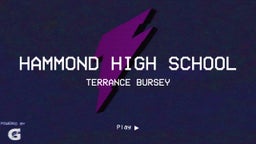 Terrance Bursey's highlights Hammond High School