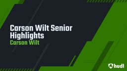 Carson Wilt Senior Highlights