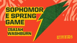 Isaiah Washburn's highlights Sophomore Spring Game