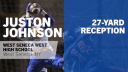 27-yard Reception vs West Seneca East 